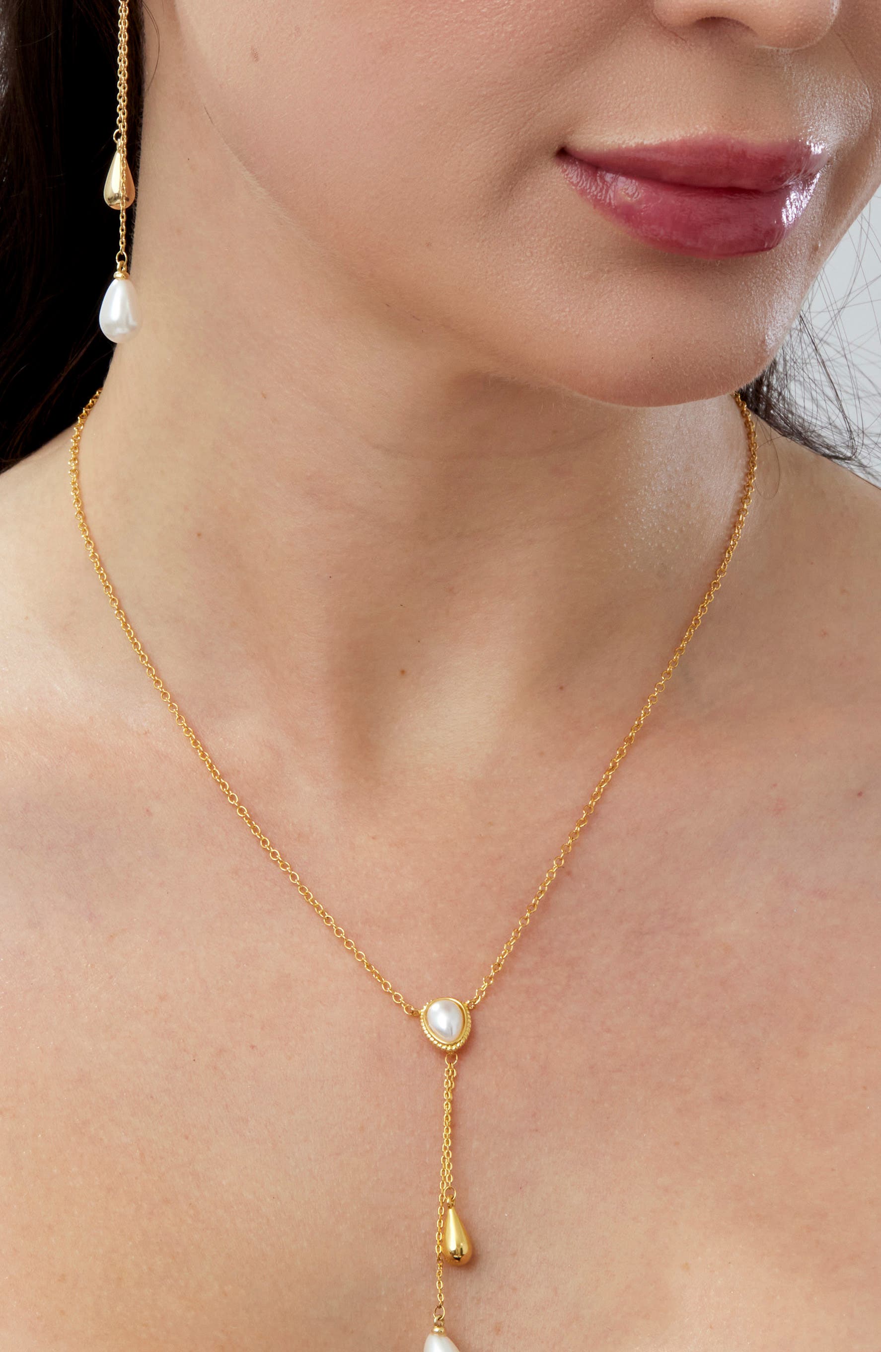 SAVVY CIE JEWELS 2-Piece Cultured Pearl Jewelry Set (Women) | Nordstromrack