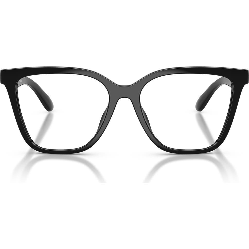 Emporio Armani 52mm Cat Eye Optical Glasses In Black