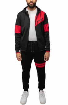 XRAY Colorblock Zip Front Hoodie & Joggers