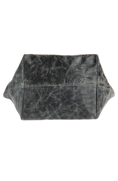 Alexander Wang Punch Logo Distressed Leather Tote