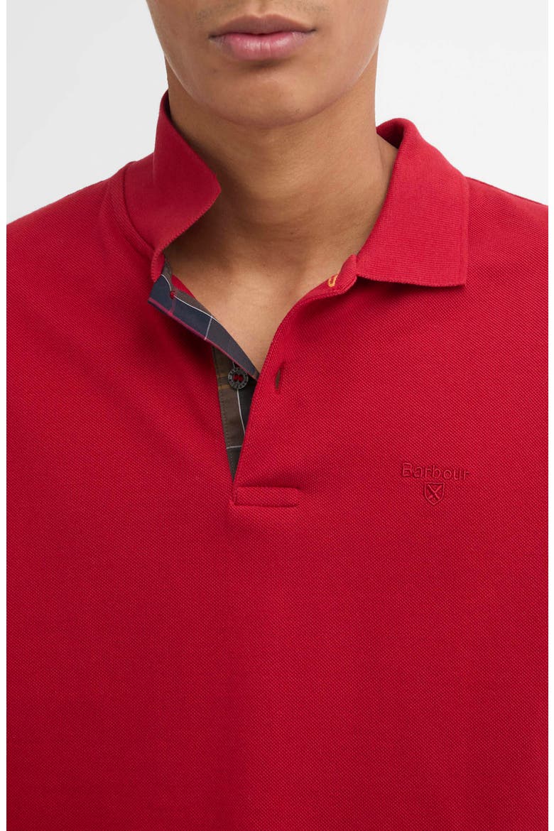 Tailored Fit Pima Cotton Polo, Alternate, color, RED