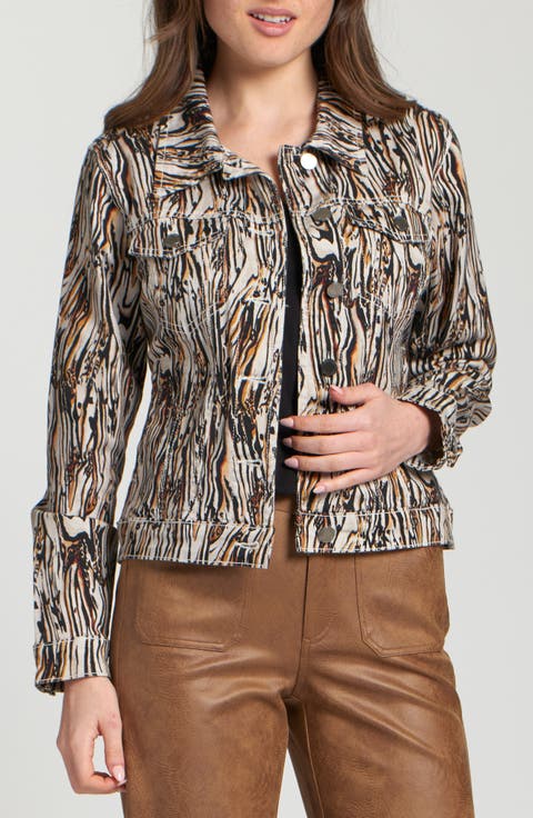 Printed Denim Jacket