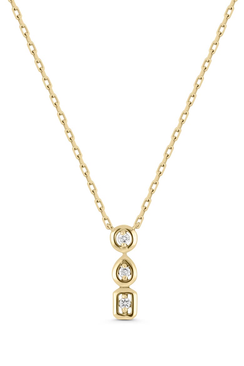 Maya 18k Gold Diamond Pendant Necklace, Main, color, 18K YELLOW GOLD