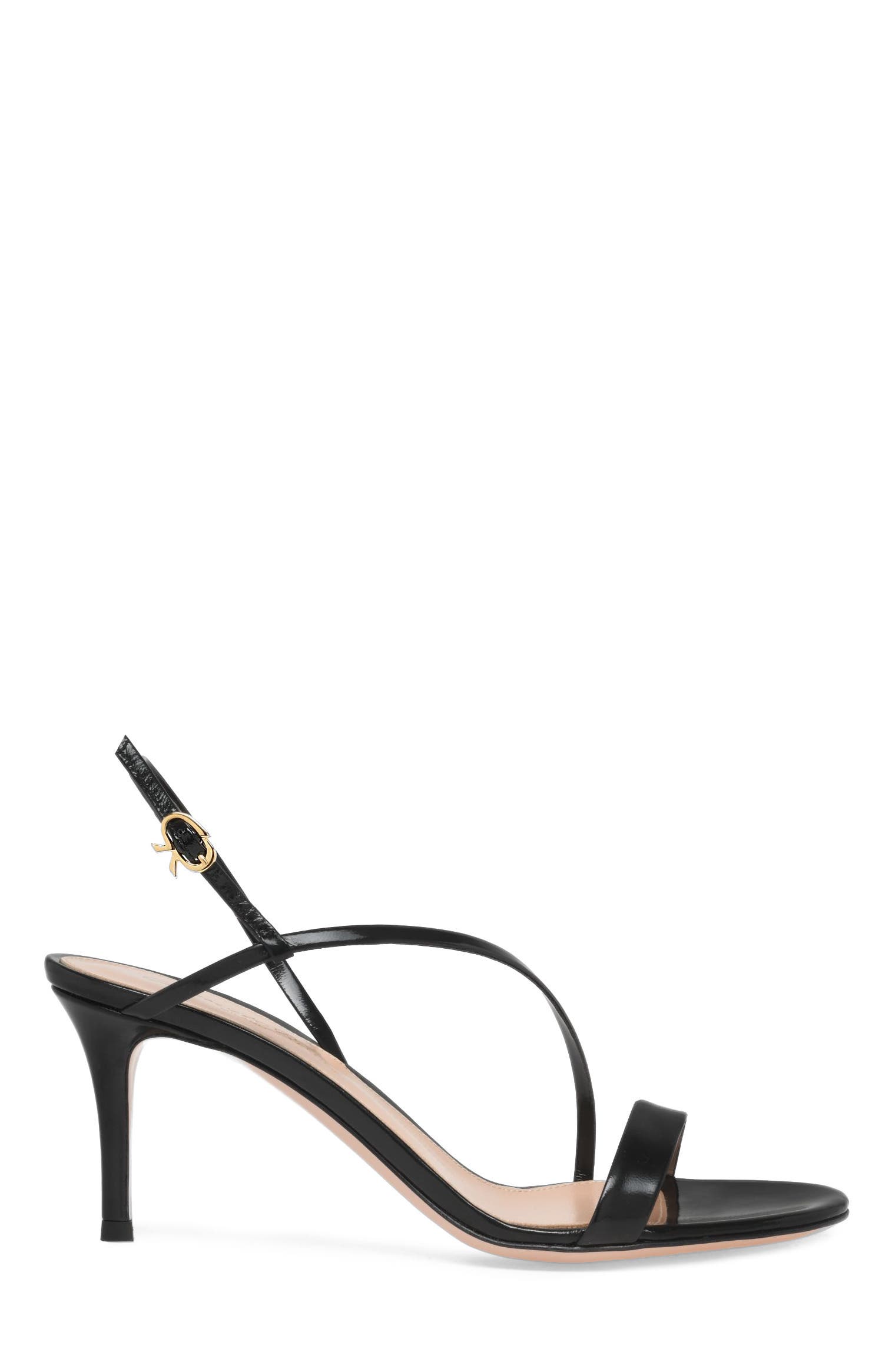 Gianvito Rossi Manhattan 70 Sandal, Main, color, Black Leather
