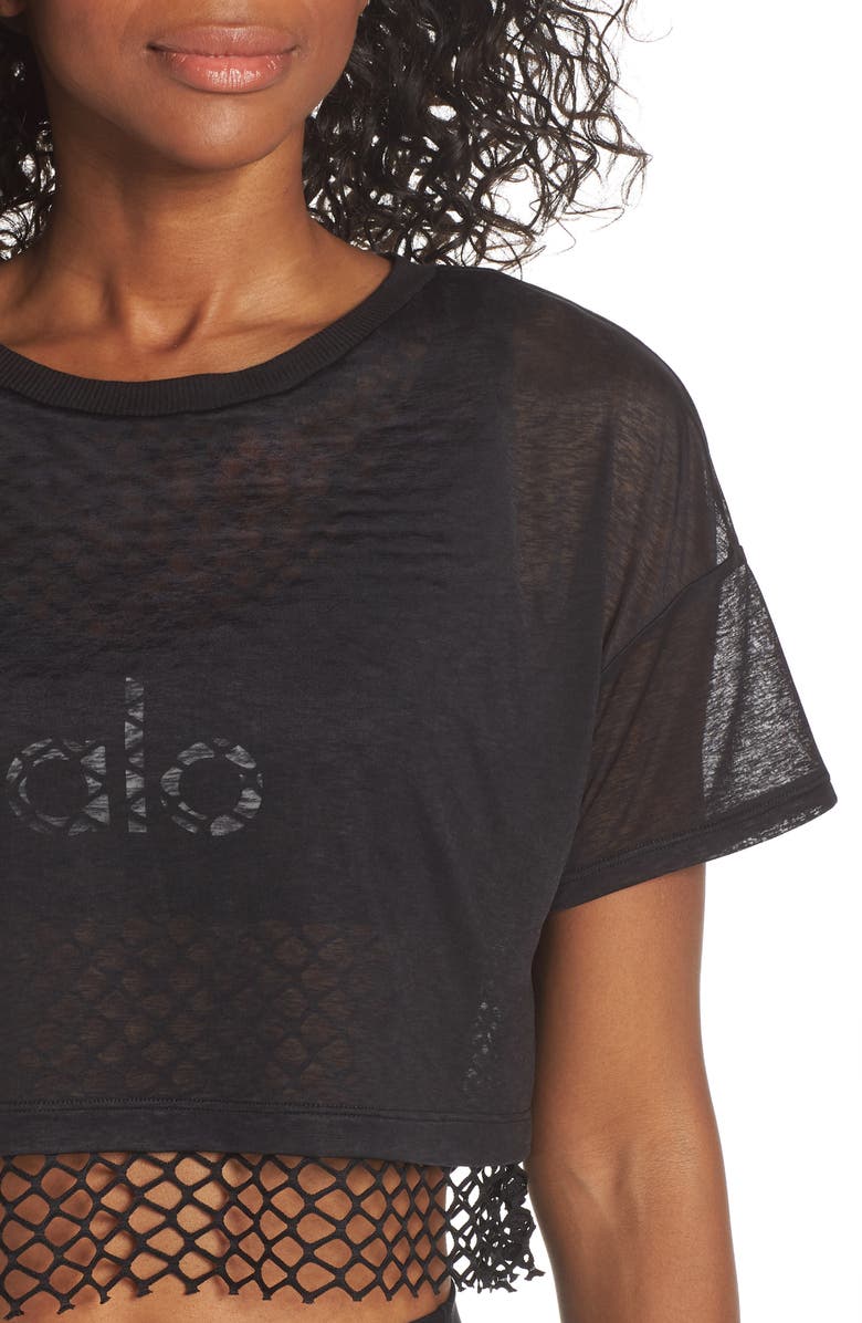 Alo Afterglow Tee, Alternate, color, 