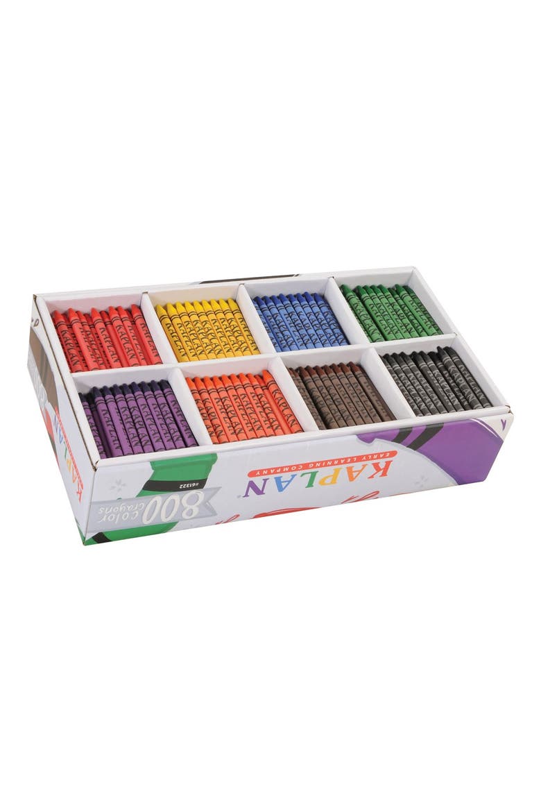 Standard Crayons Class Pack - 800 Per Box, Alternate, color, Multicolored
