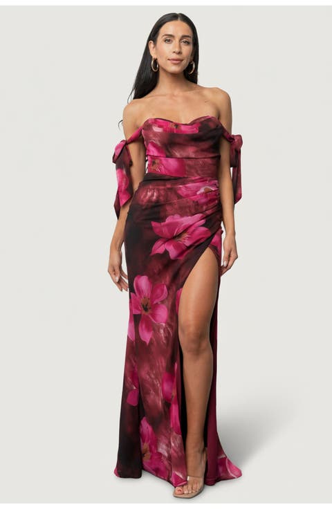 Allegra Off Shoulder Maxi Dress