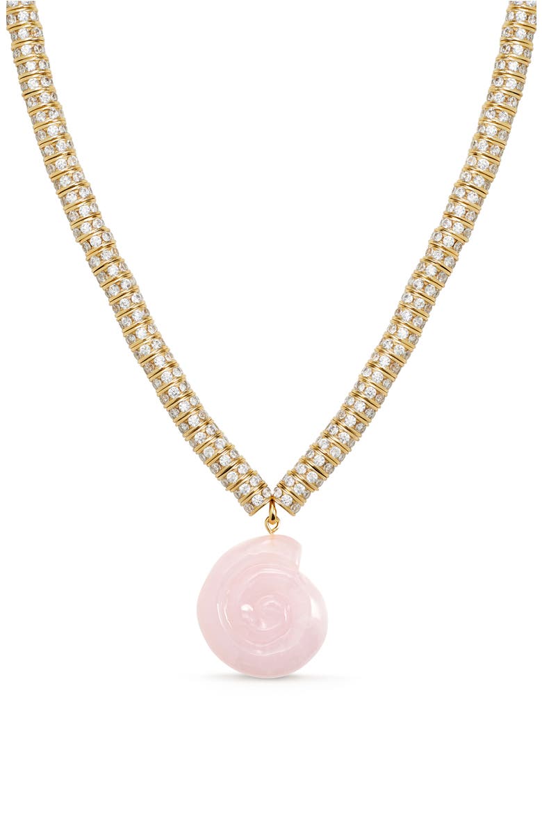The Côte d'Azur Pendant Necklace, Main, color, GOLD