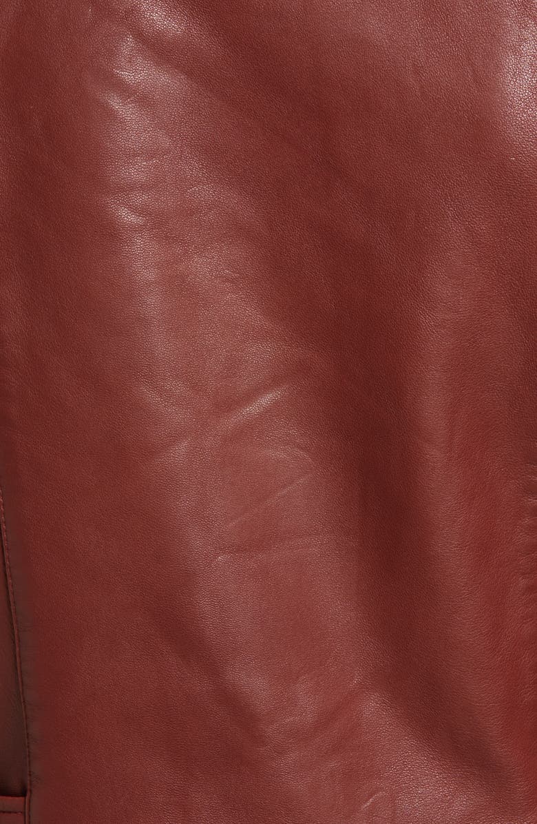 AllSaints Balfern Leather Biker Jacket, Alternate, color, 