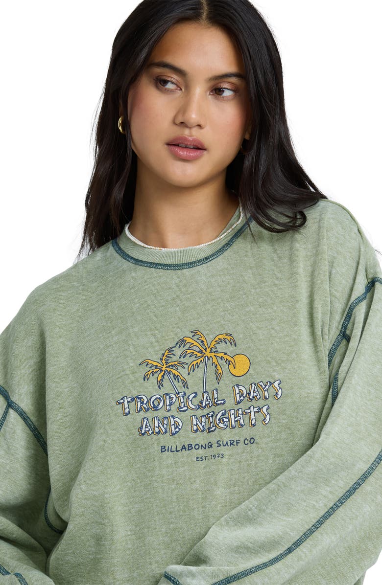 Billabong All the Days Kendel Fleece Sweatshirt, Alternate, color,