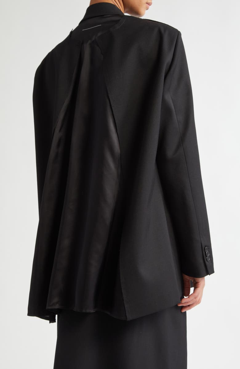 MM6 Maison Margiela Décortiqué Wool Blazer, Alternate, color,