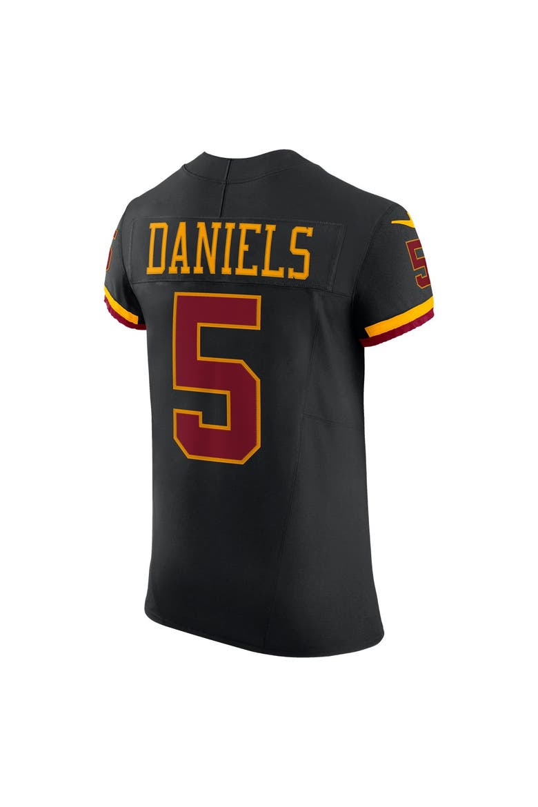 Men's Nike Jayden Daniels Black Washington Commanders Alternate Vapor F.U.S.E. Elite Jersey, Alternate, color, Black