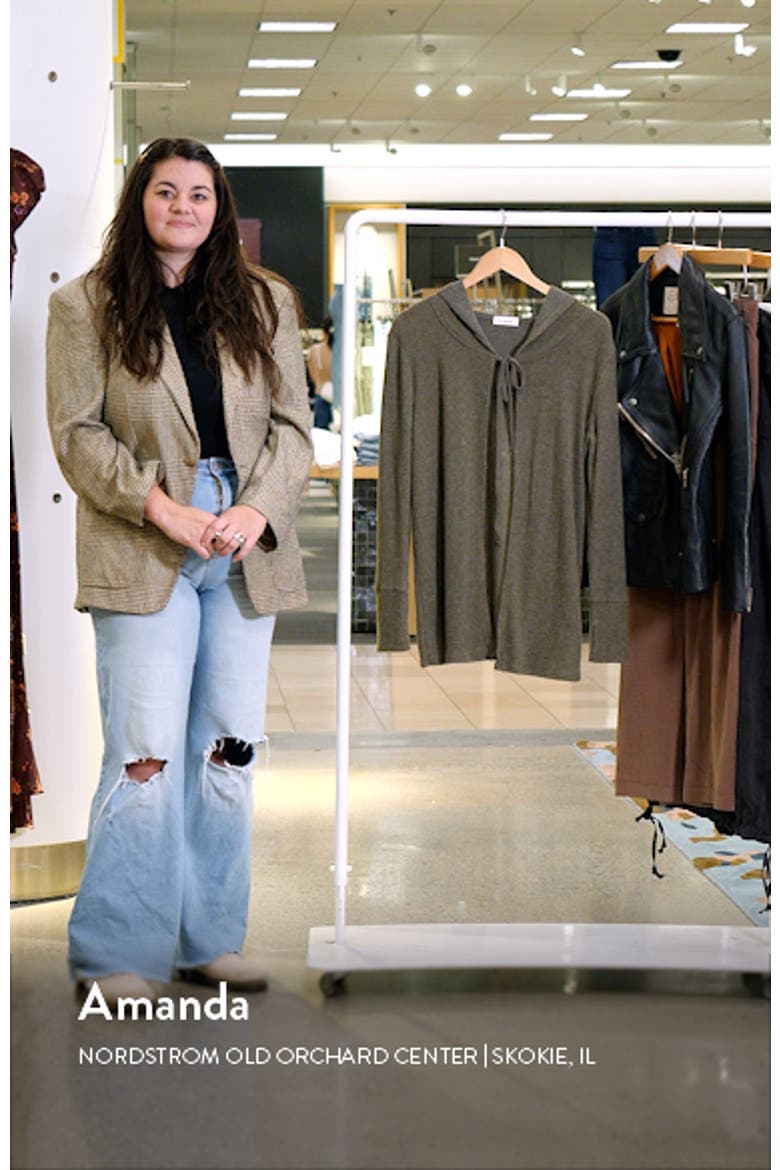 Hooded Rib Cardigan video