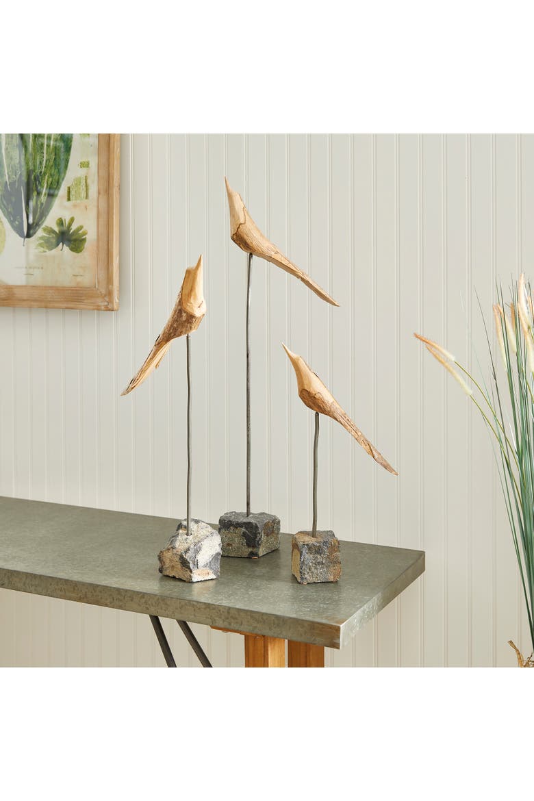 The Flock, Set Of 3, Alternate, color, Beige