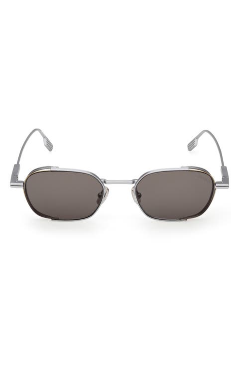 52mm Geometric Sunglasses