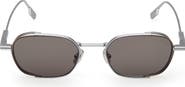 ZEGNA 52mm Geometric Sunglasses