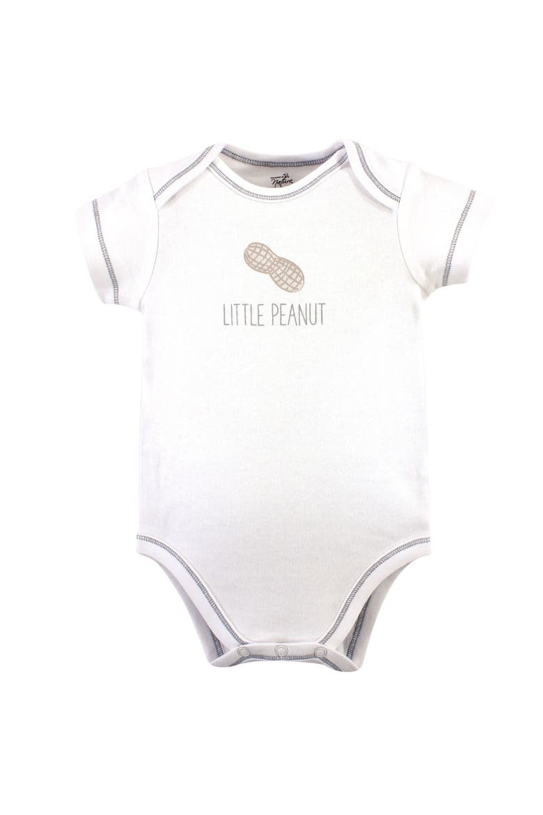 Organic Cotton Bodysuits, Alternate, color, Marching Elephant