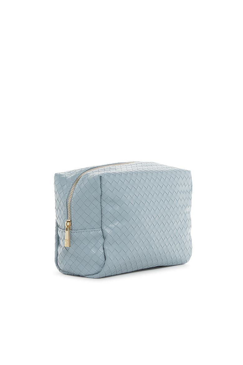 Woven Cosmetic Bag, Alternate, color, Blue