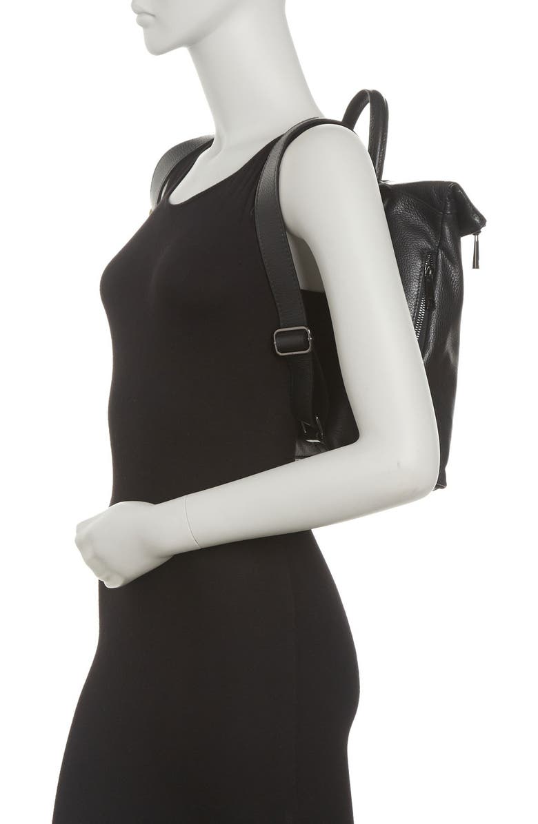 GIULIA MASSARI Leather Backpack, Alternate, color,
