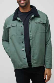 TravisMathew Cloud Denim Fleece Collar Jacket