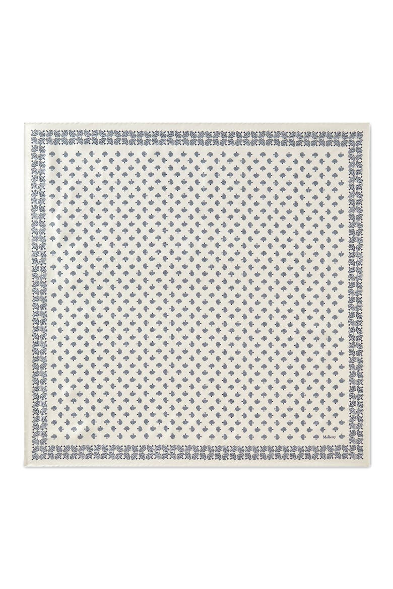 Square Scarf - Mulberry Tree, Main, color, Eggshell