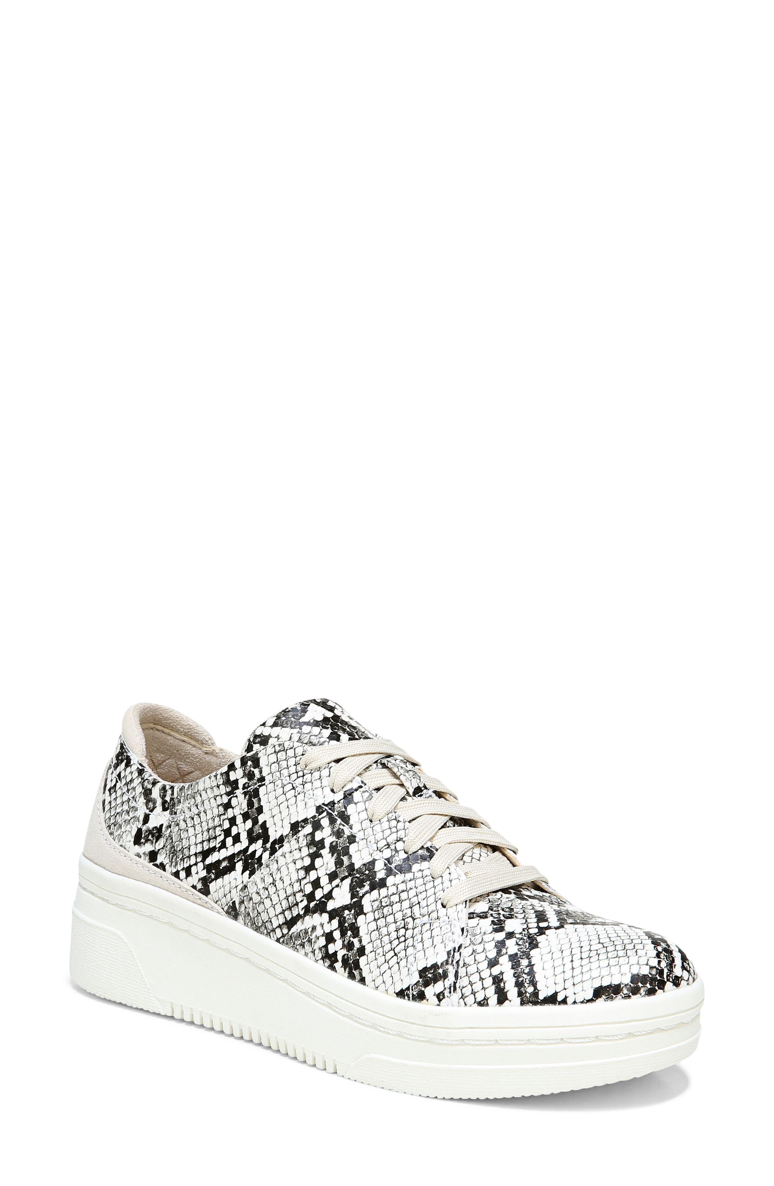 Everyday Sneaker, Main, color, BLACK SNAKE PRINT LEATHER