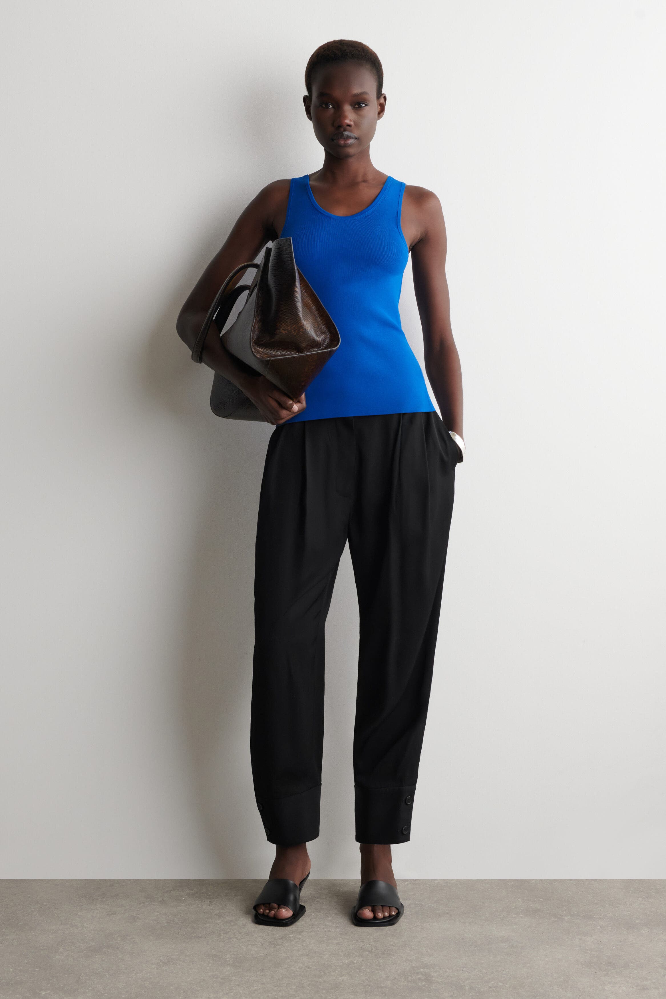 Knitted Scoop-Neck Tank Top - image 4