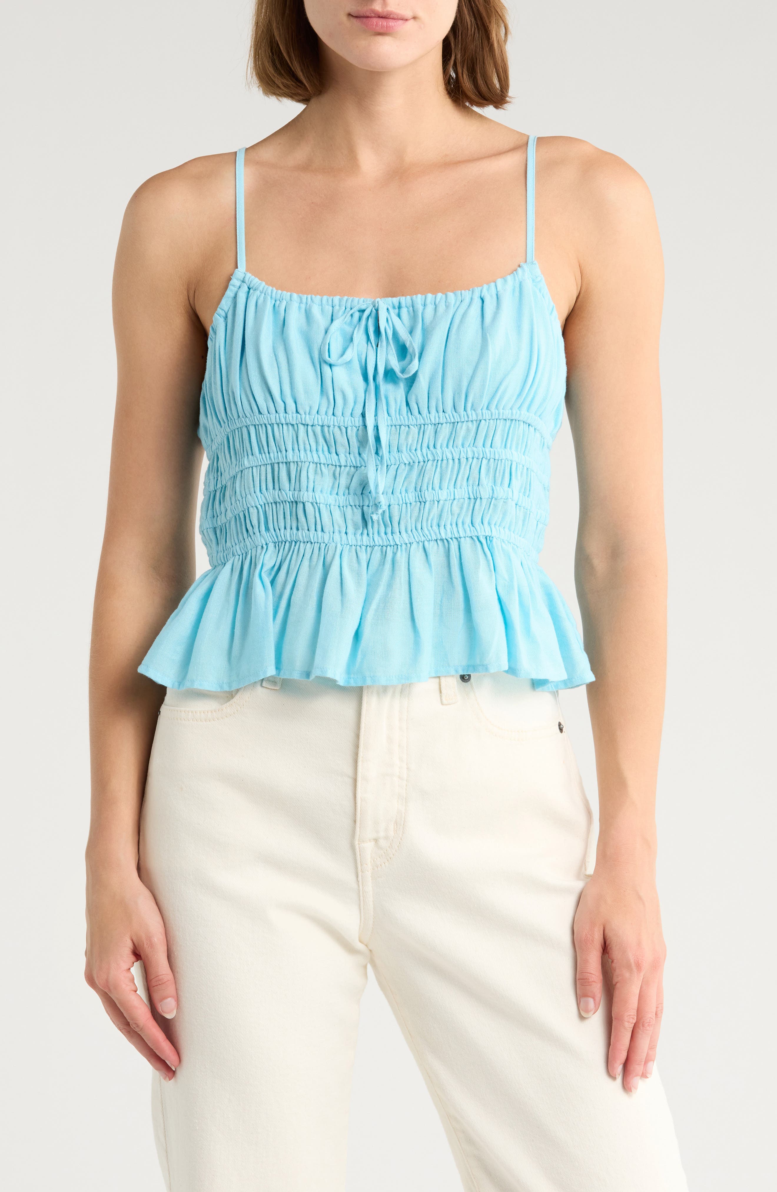 NSR Strappy Ruched Camisole