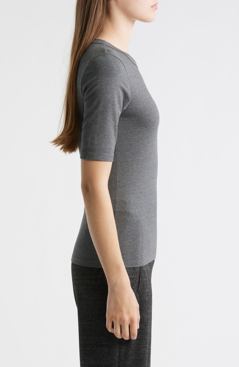 BOSS Efita Short Sleeve T-Shirt, Alternate, color, Walnut Ash Melange