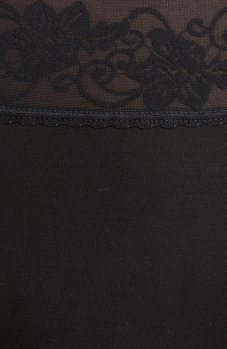 Wacoal Comfort Touch High Leg Briefs, Alternate, color, Black