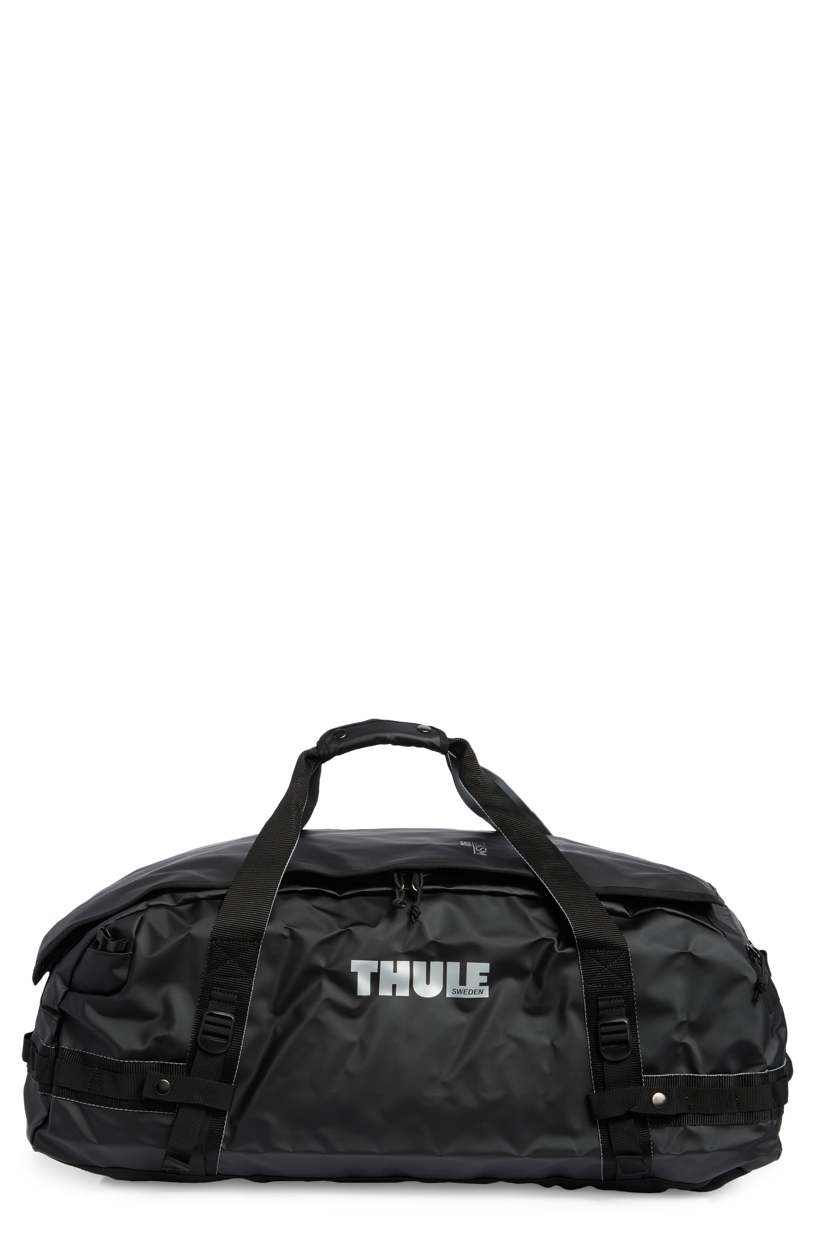 Thule Chasm 90-Liter Convertible Duffle Bag, Main, color, Black
