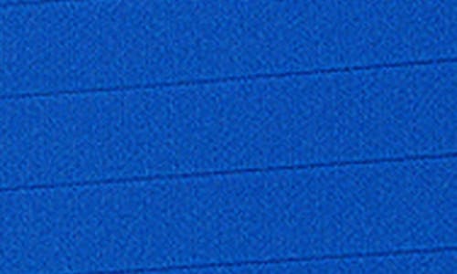 Bebe Open Back Bandage Minidress In Blue