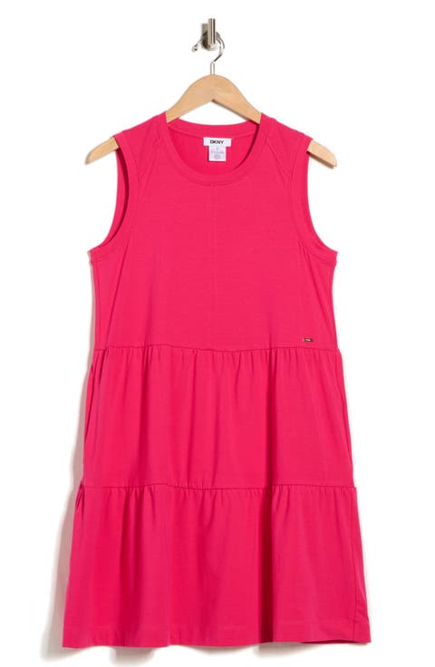 Crewneck Tiered Dress