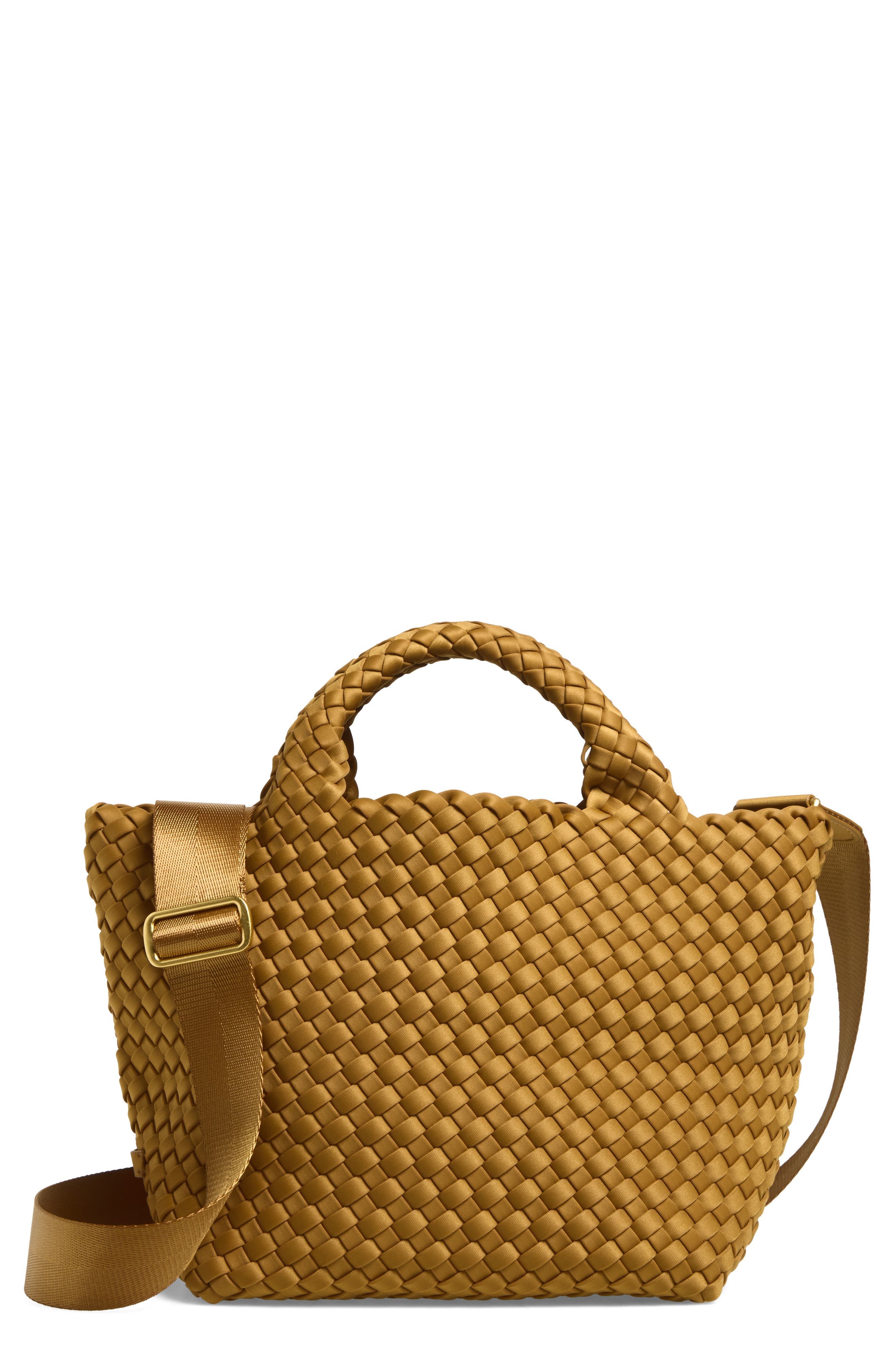 St. Barths Small Tote, Main, color, TURMERIC