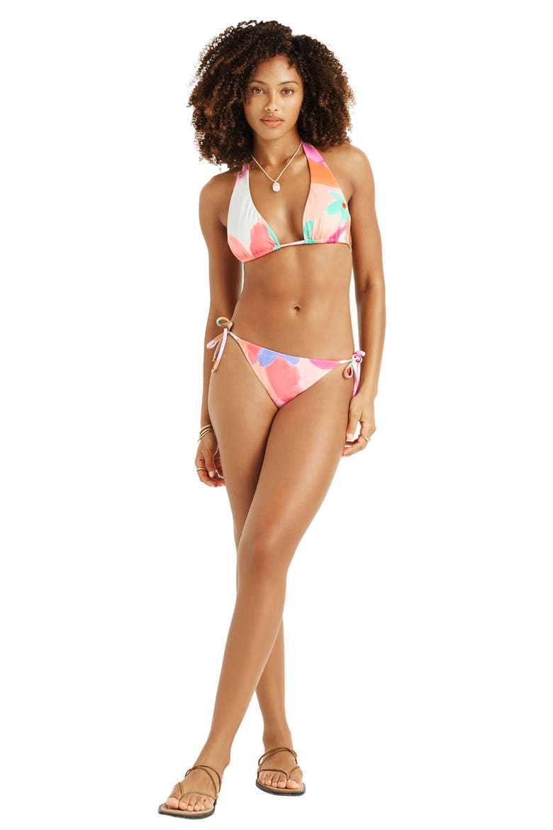 Milana Convertible Bikini Top, Alternate, color, IN BLOOM COLOBLOCK