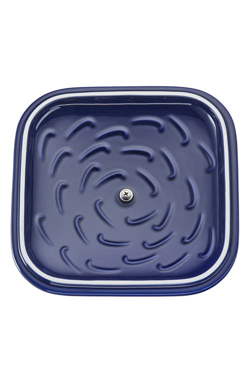 Staub 9-inch Enameled Ceramic Covered Baker In Blue