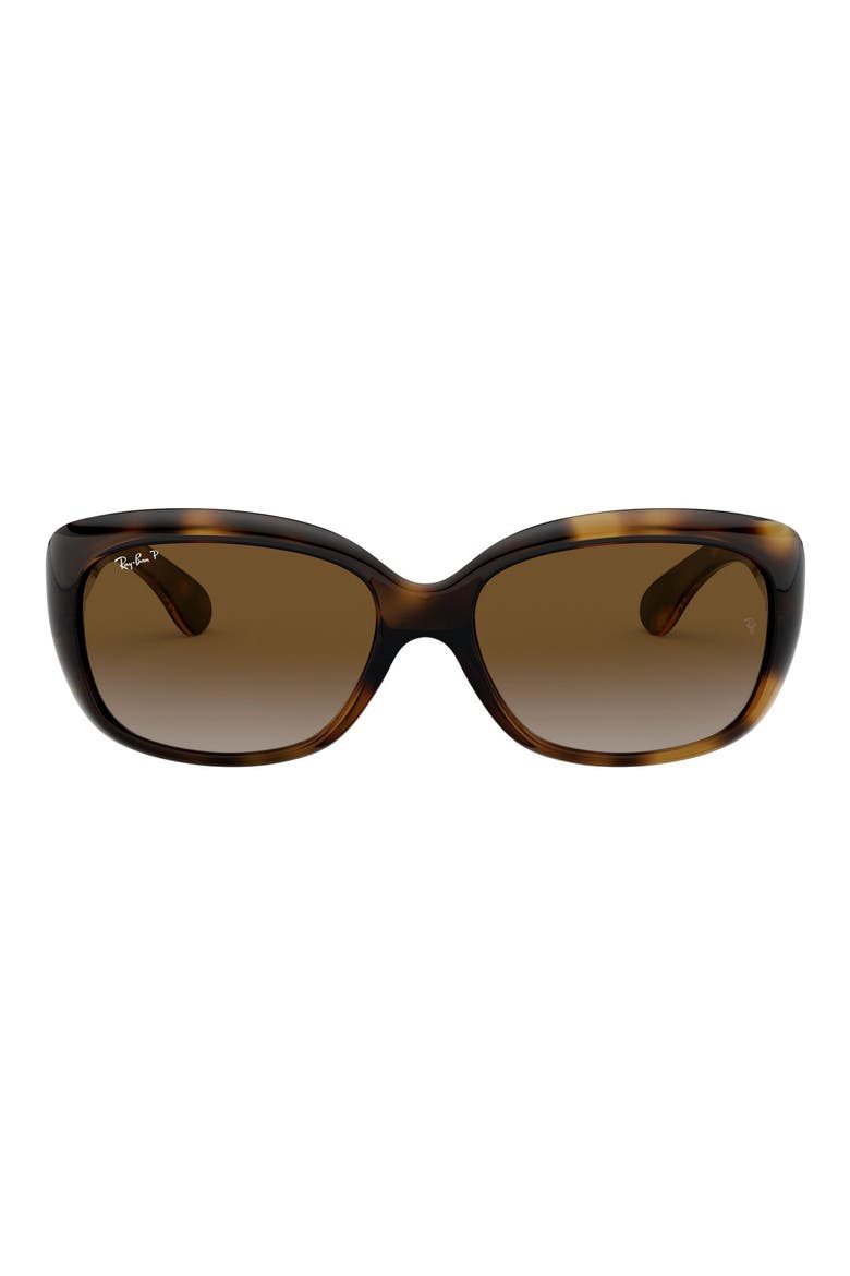 Jackie Ohh 58mm Polarized Sunglasses, Main, color, HAVANA