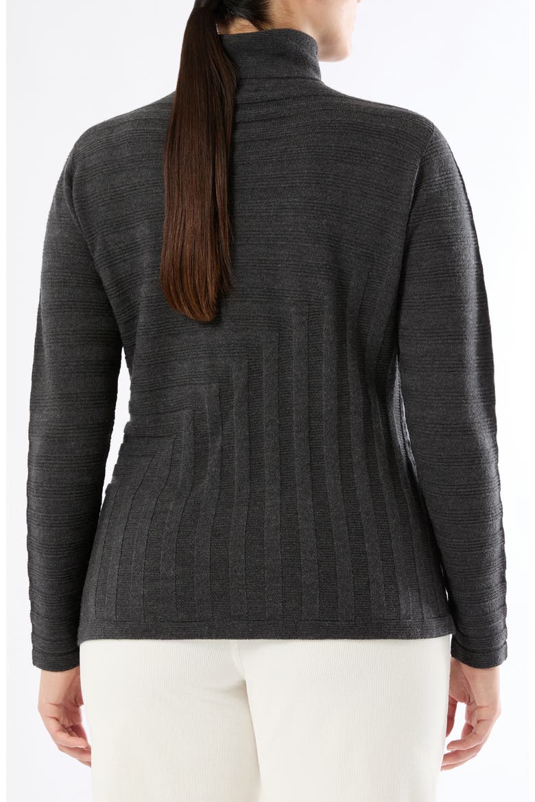Onde Virgin Wool Turtleneck Sweater, Alternate, color, DARK GREY