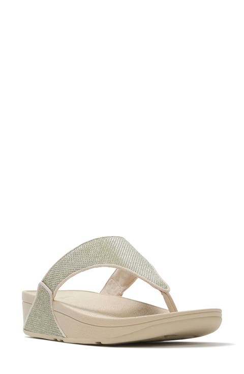 Lulu Shimmerglitz Toe Post Sandal (Women)