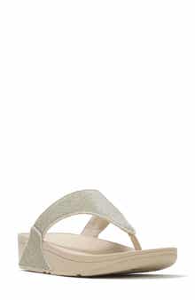 FitFlop Lulu Shimmerglitz Toe Post Sandal