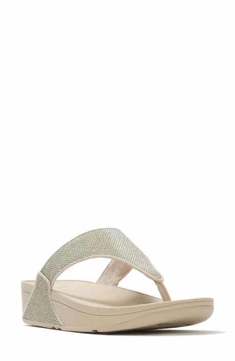FitFlop Lulu Shimmerglitz Toe Post Sandal