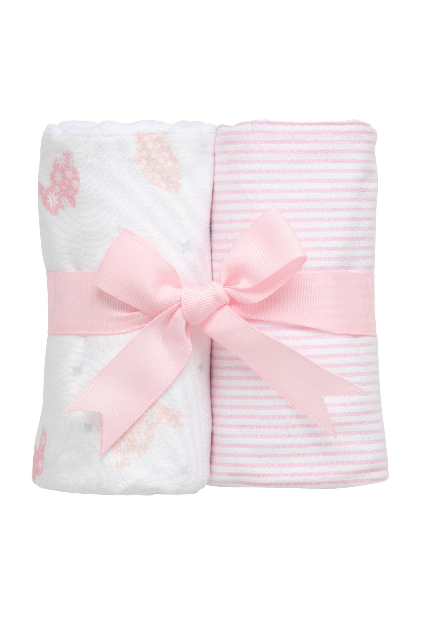 Bunny Print & Pink Seersucker