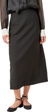 English Factory A-Line Midi Skirt