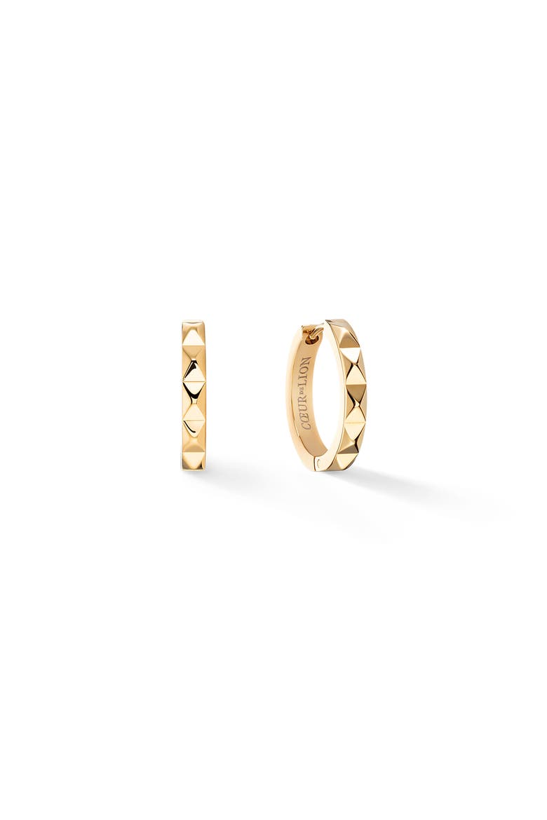 Hoop Spikes 12 Earrings, Main, color, Gold