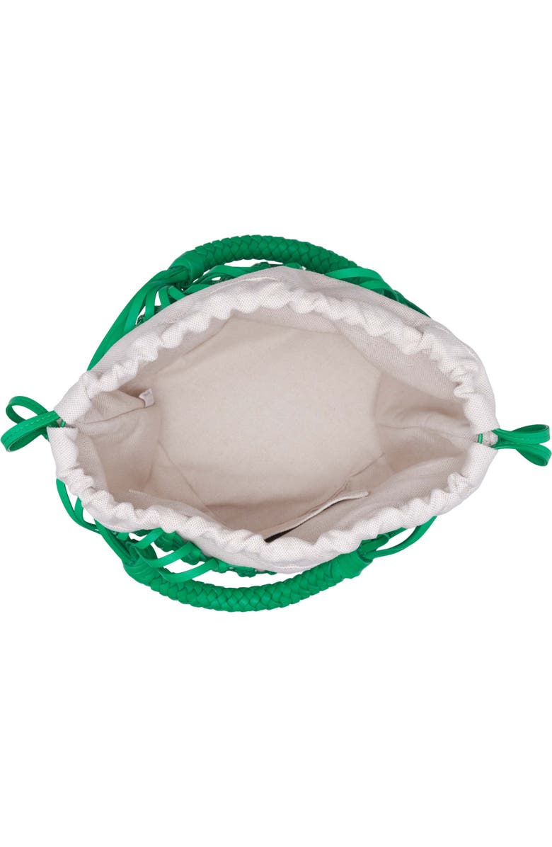 Bottega Veneta Intrecciato Macramé Leather Top Handle Bag, Alternate, color,