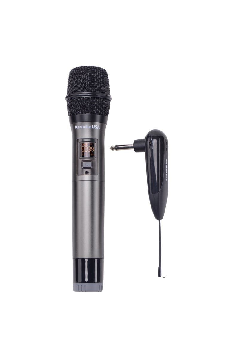 Karaoke USA formerly JS Karaoke Dok Solutions 900 Mhz Uhf Wireless Microphone, Main, color, Multicolored