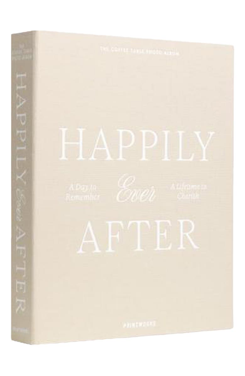 PRINTWORKS Happily Ever After Wedding Photo Album, Main, color, Beige