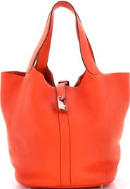 Pre-Owned Hermes Picotin Lock Bag Clemence GM