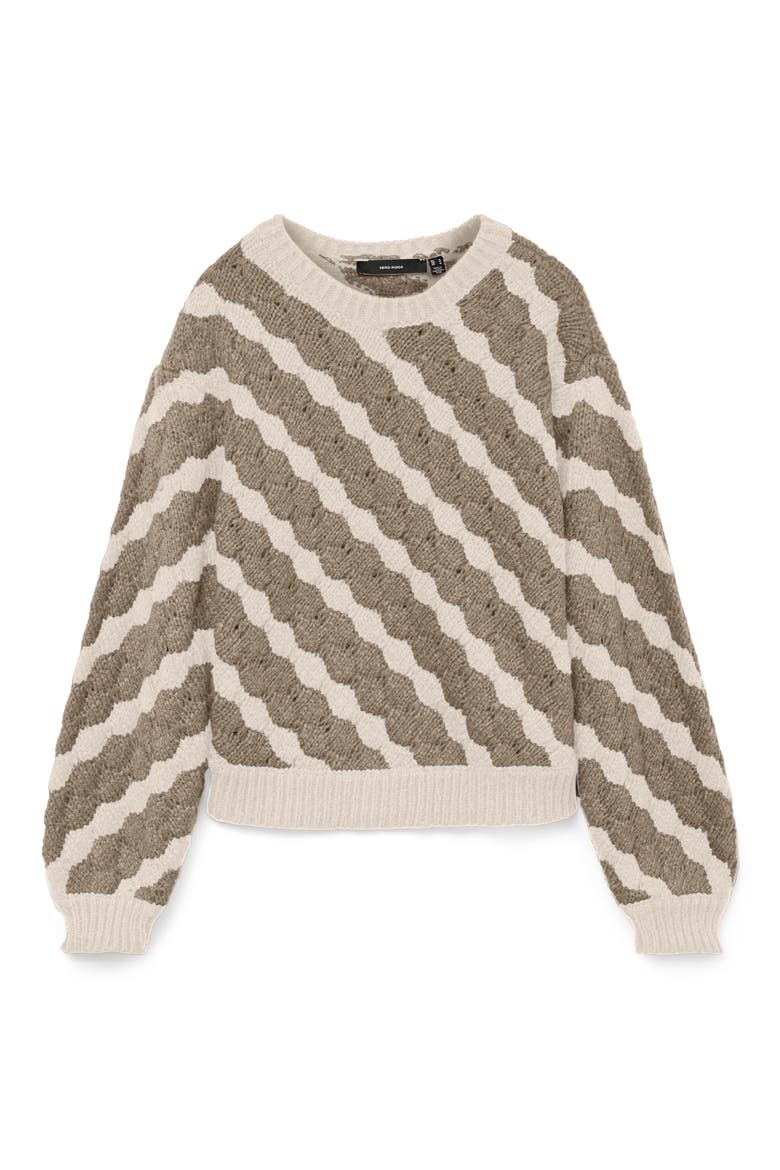 Bubly Crewneck Sweater, Main, color, BIRCH