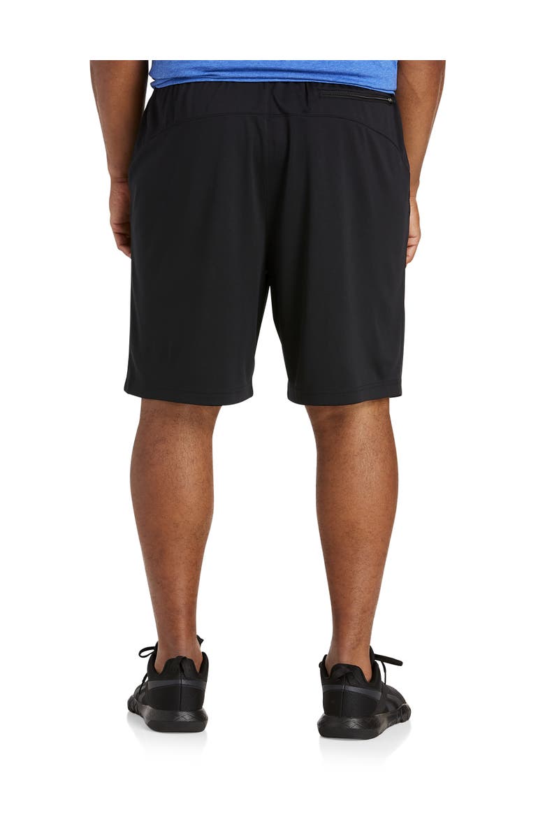 Reebok Big & Tall Performance Double-Knit Shorts, Alternate, color, Black